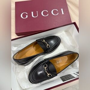 Gucci horsebit platform loafer